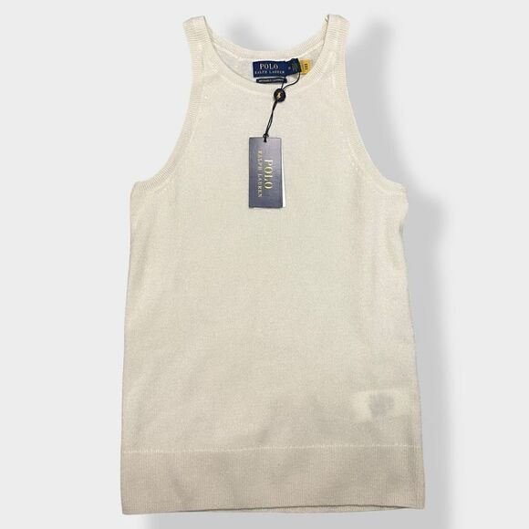 Polo Ralph Lauren Womens Cashmere Sleeveless Tank Top Sweater size Medium New - Picture 3 of 10